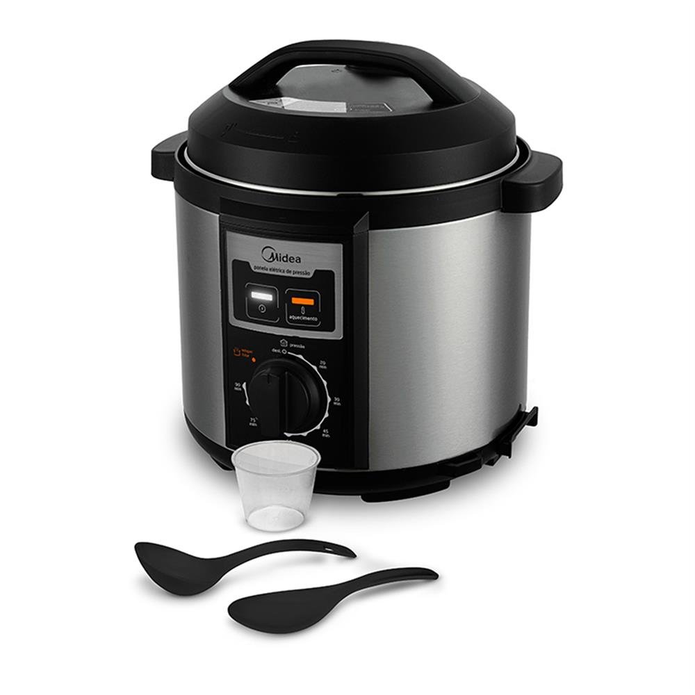Panela Pressão Eletrica 6L Mecanica Midea 220V