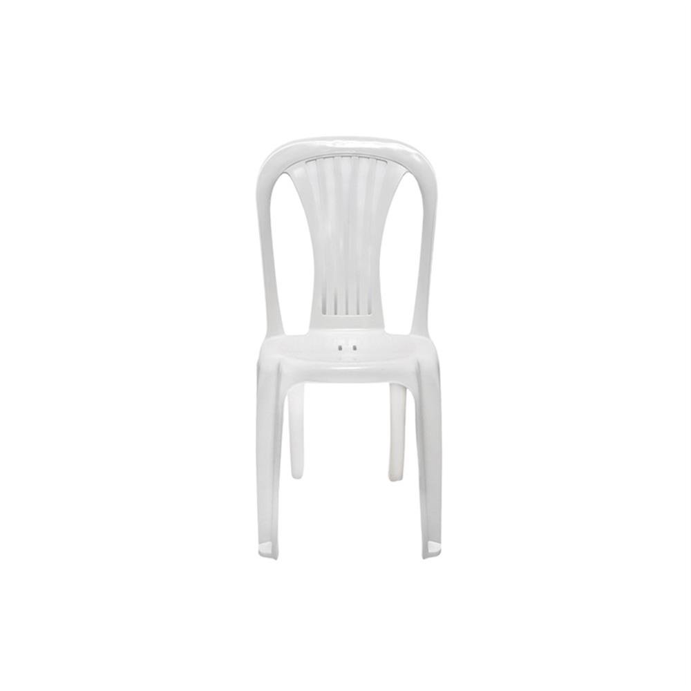 Cadeira Plastica Bistro Branca Robust