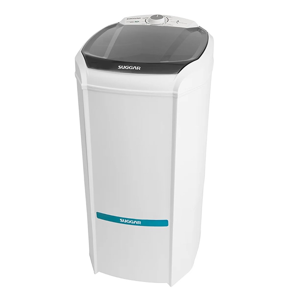 Lavadora de Roupas Semi Automática Suggar Lavamax LE1021 - Eco 10kg, Branco, 110V