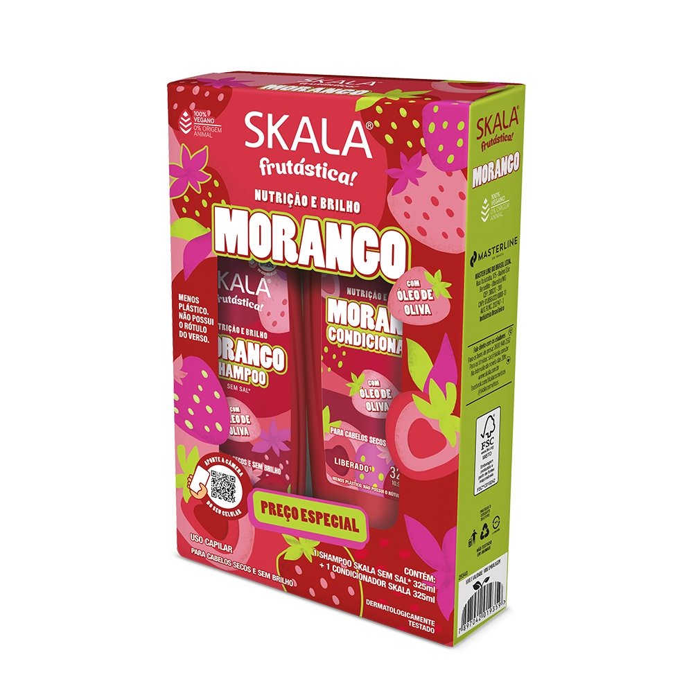 Kit Shampoo + Condicionador Skala Morango 325ml