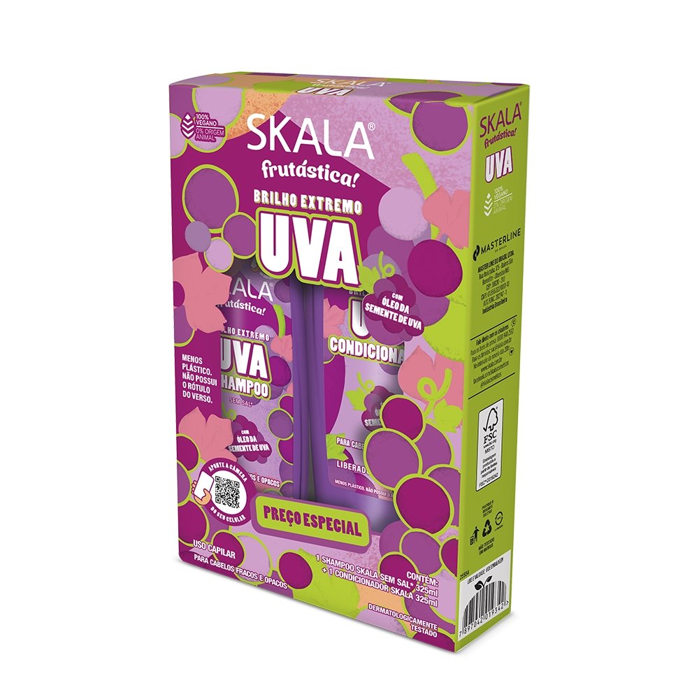 Kit Shampoo + Condicionador Skala Uva 325ml