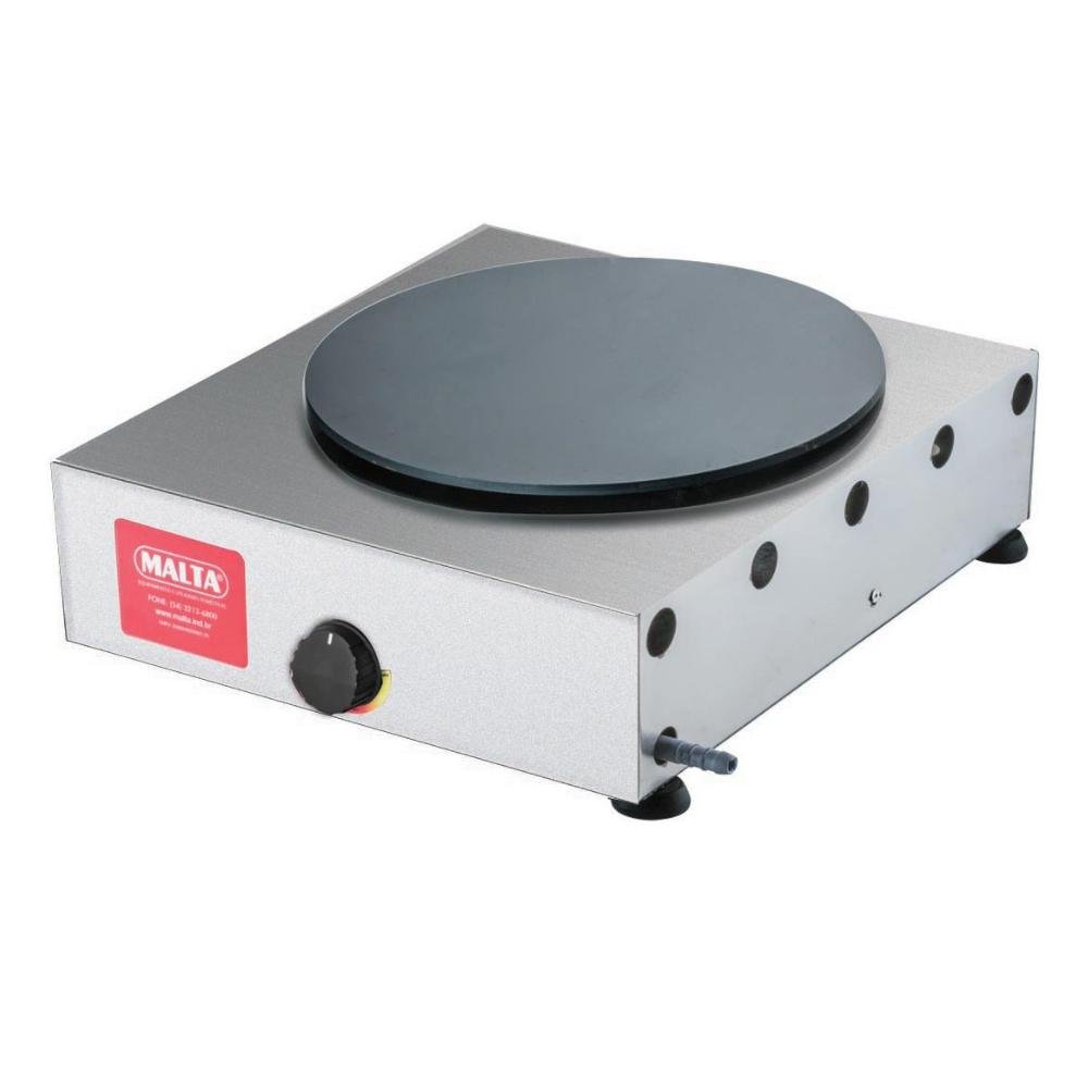 Chapa À Gás Para Crepe Francês Simples Redonda - Malta