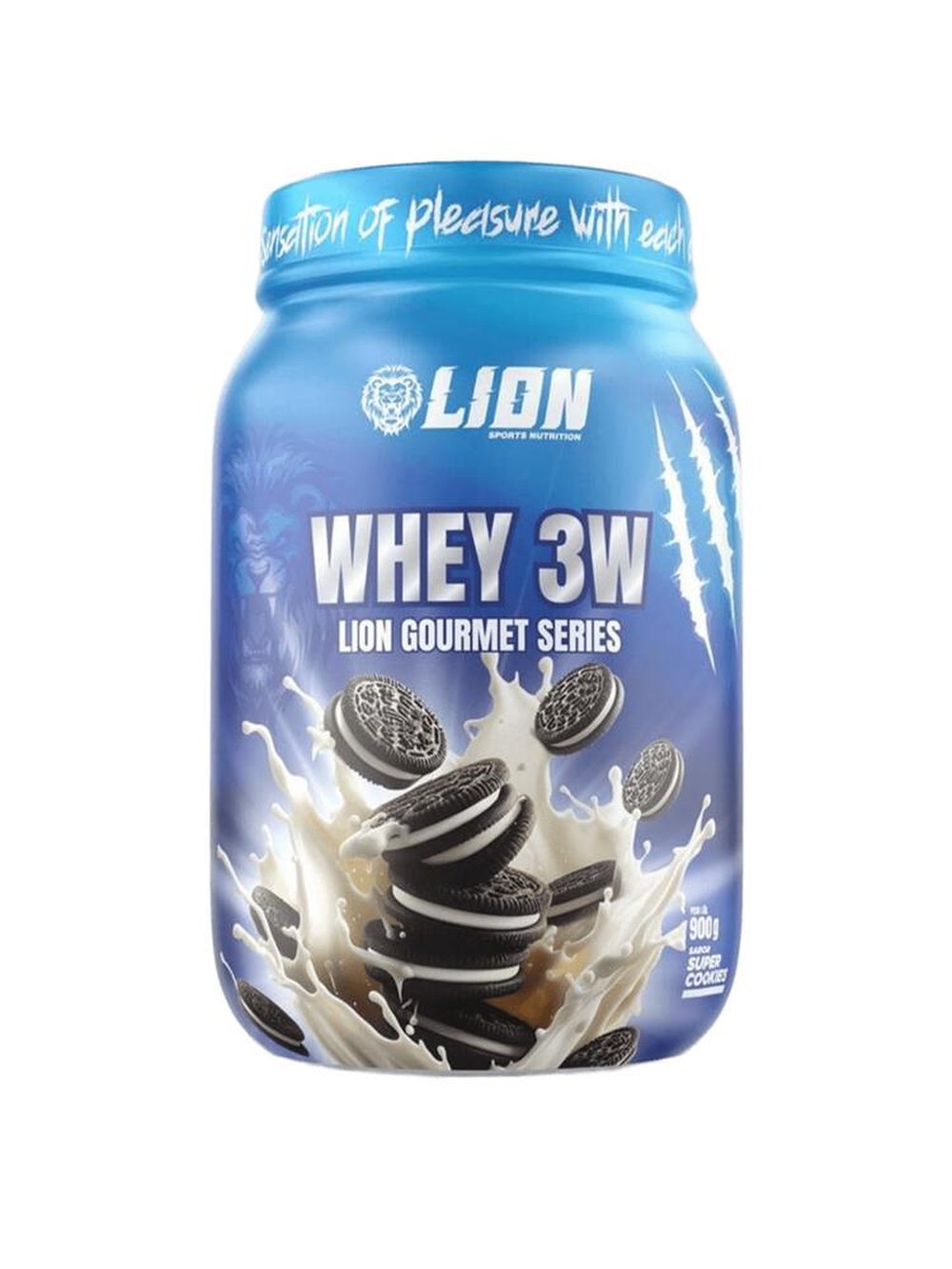 Whey Protein 3W Lion Gourmet Series Super Cookies 900g