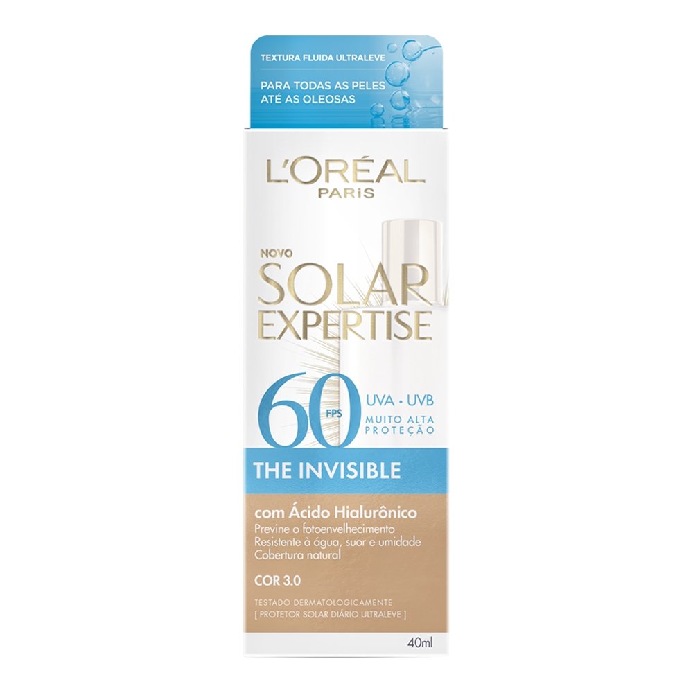 Protetor L'Oréal Expertise Fluido 3.0 FPS60 40ml