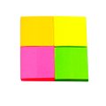 Bloco Anotação Auto Adesivo Com 100 Folhas 3,8x3,8cm Neon - Michael Judi