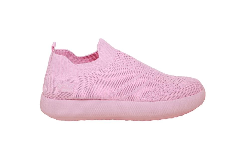 Tenis Ortopedico Flyfeet Nuvem Knit 34-35 Rosa