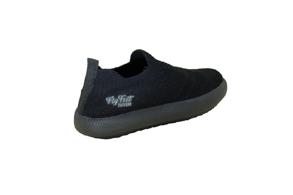 Tenis Ortopedico Flyfeet Nuvem Knit 40-41 Preto