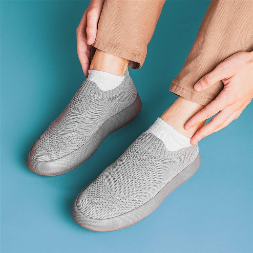 Tenis Ortopedico Flyfeet Nuvem Knit 34-35 Branco