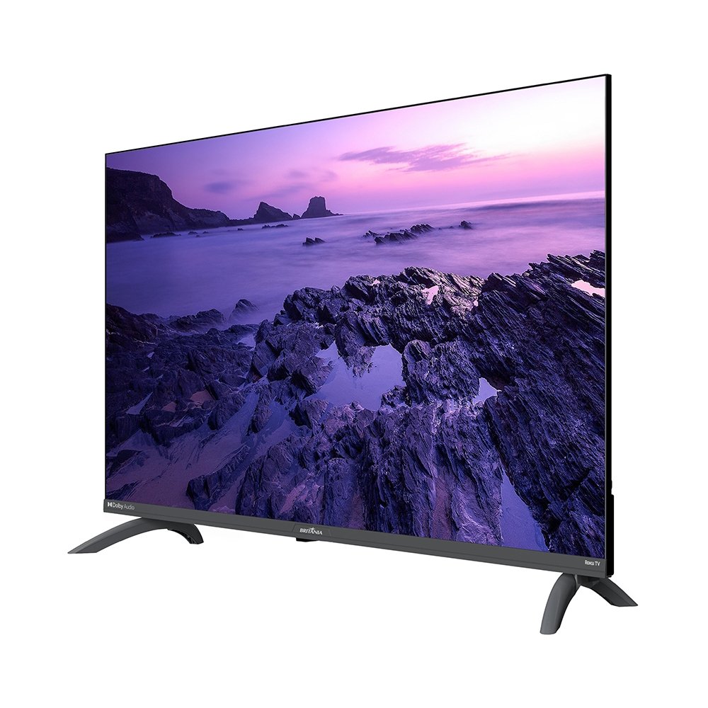 Smart TV LCD LED 40" Britânia BTV40E3ERSGB - Roku, Full HD, Dolby, com 3 HDMI, 2 USB