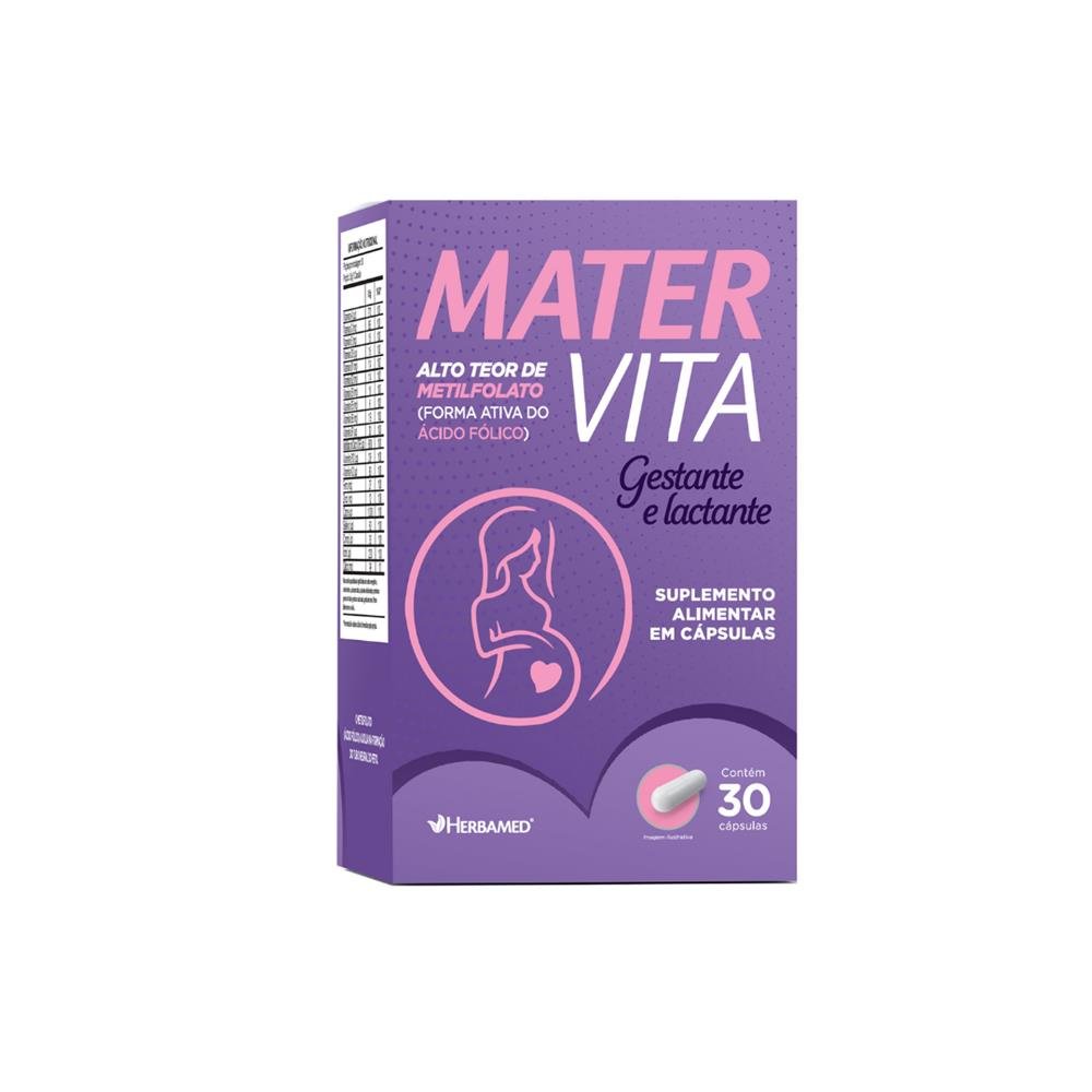 Matervita 500Mg Com 30 Capsulas