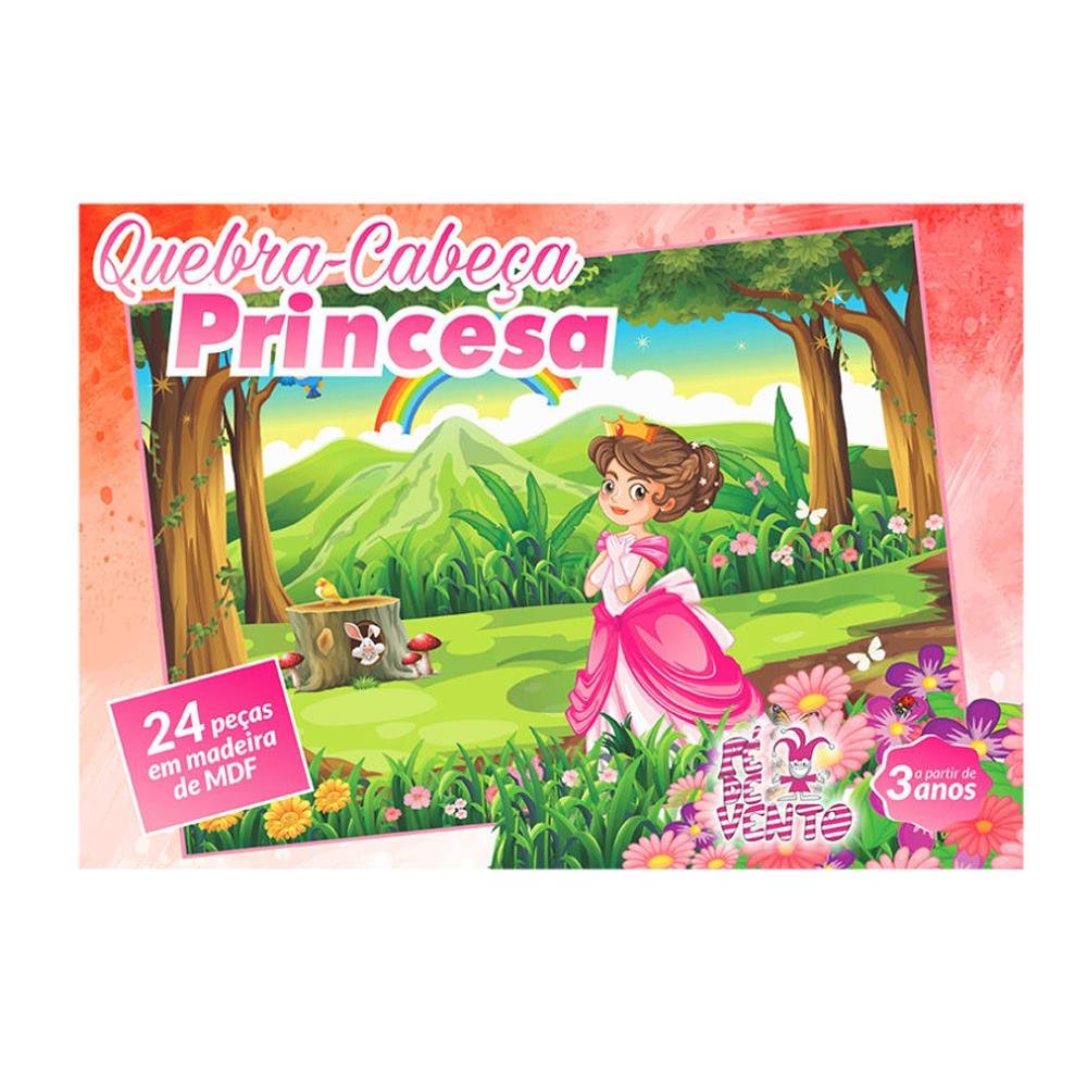 Quebra Cabeca Princesa 92 24 Peças