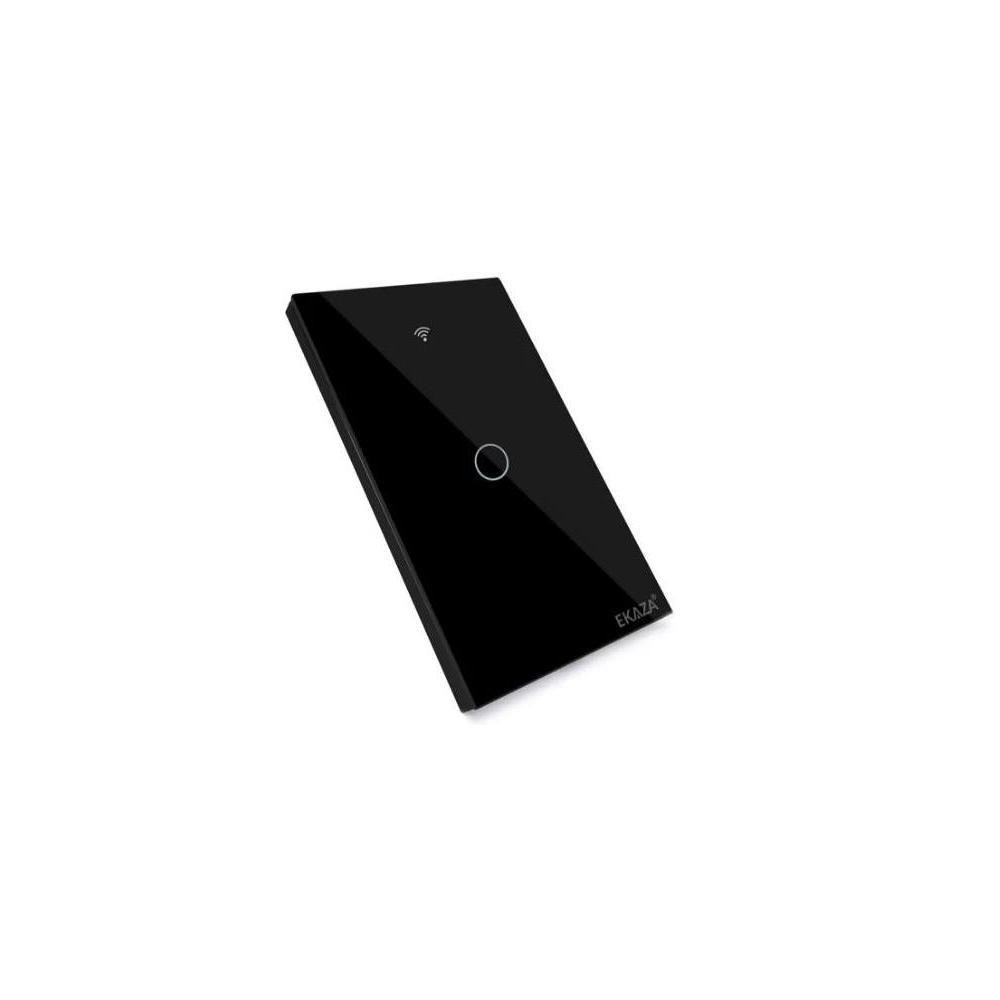 Interruptor Inteligente Ekaza 1 Botao Wi-Fi Preto (Eknht1071p)