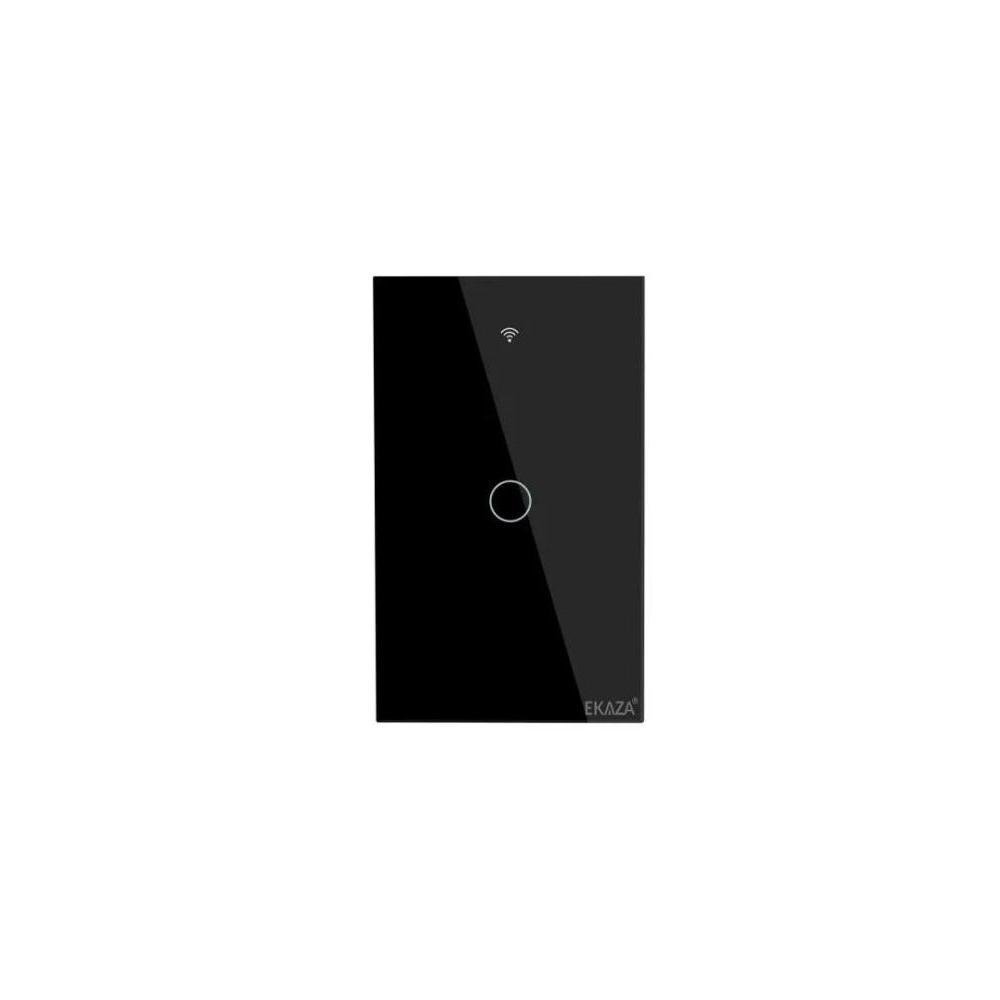 Interruptor Inteligente Ekaza 1 Botao Wi-Fi Preto (Eknht1071p)