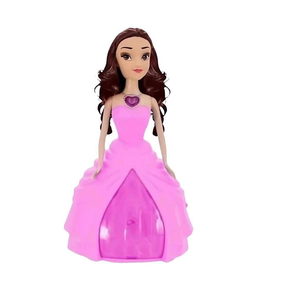 Boneca Dancarina Amy Ancantos Musicais Art Brink Com Luz E Som Ref Zb501