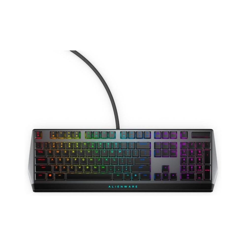 Teclado Mecanico Gamer Alienware AW510K, RGB AlienFX, Switch Cherry MX Red de Baixo Perfil, US - 580-AIMP