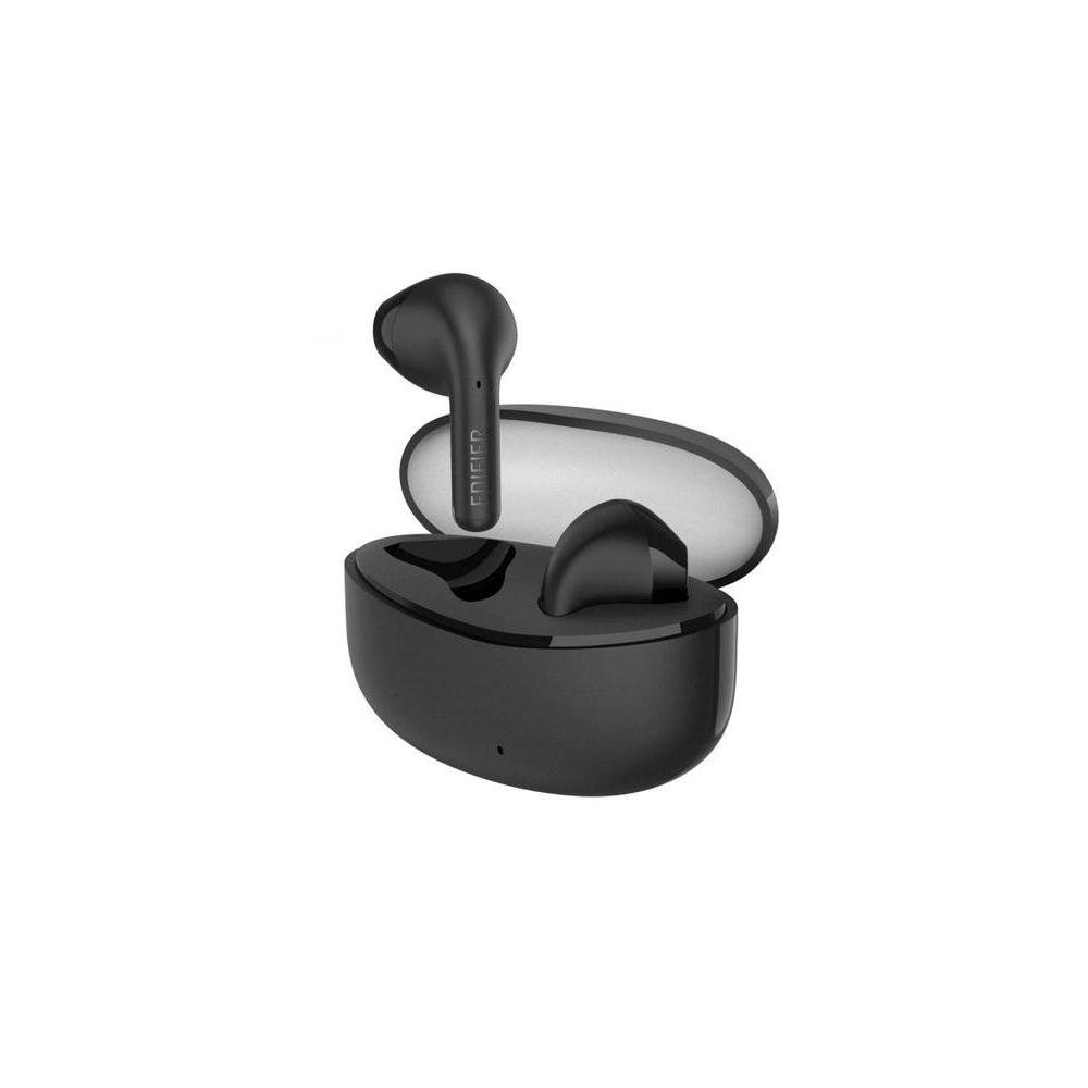 Fone de Ouvido Edifier TWS, Bluetooth 5.3, USB-C, Resistente a Respingos, Preto - W110T