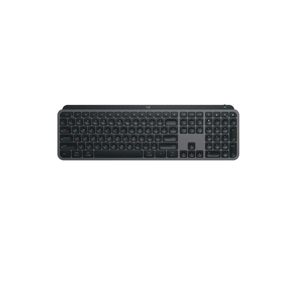 Teclado Sem Fio Logitech MX Keys S, Com Iluminacao Inteligente, Bluetooth ou USB, Logi Bolt e Bateria Recarregavel, Grafite - 920-011563
