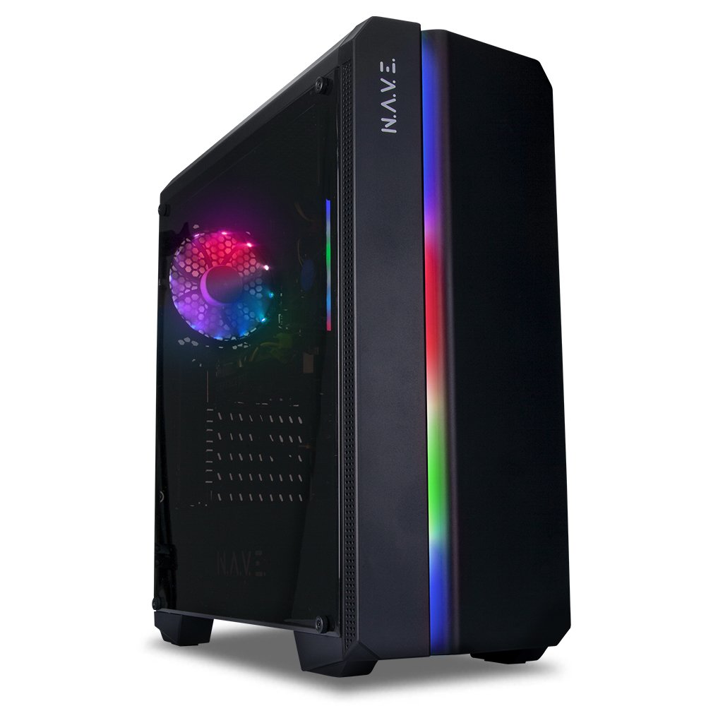 Desktop Gamer NAVE Urano AA01, AMD Ryzen¿ 5 3600, 8GB, SSD 256, Windows 10.