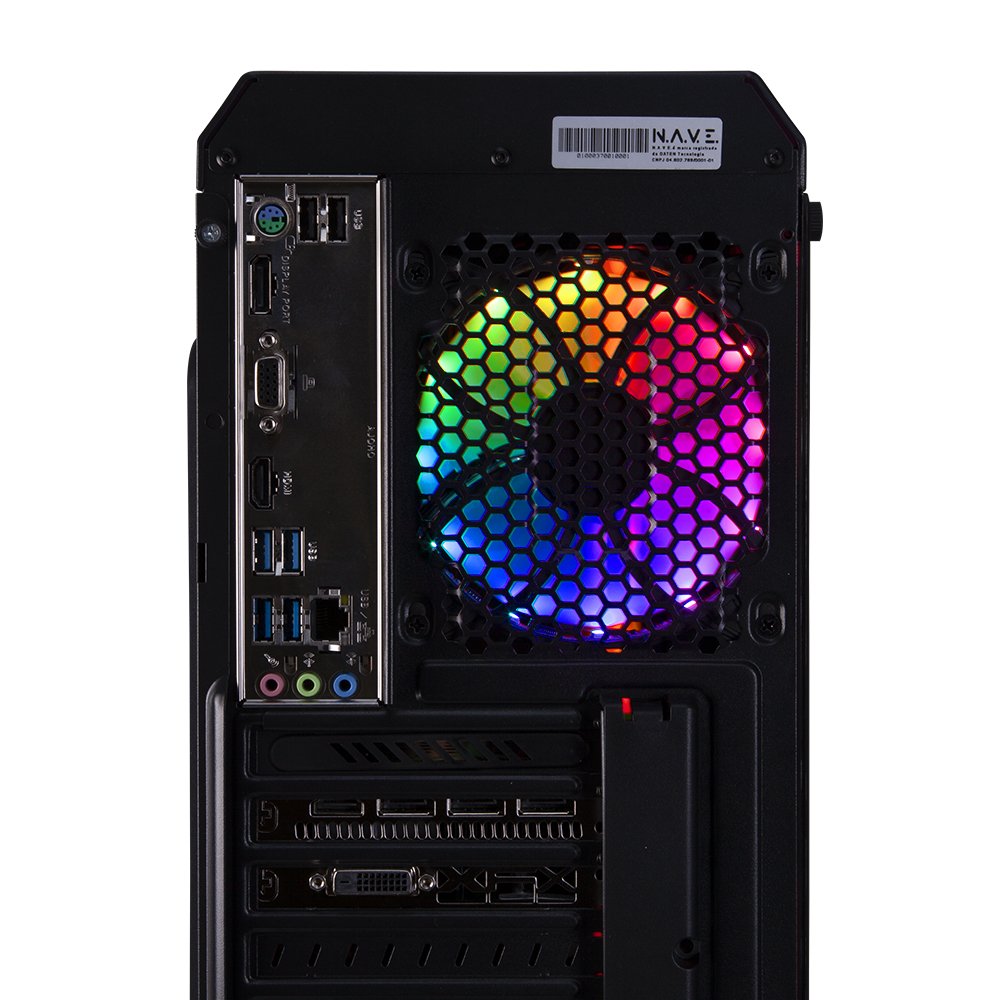 Desktop Gamer NAVE Urano AA01, AMD Ryzen¿ 5 3600, 8GB, SSD 256, Windows 10.