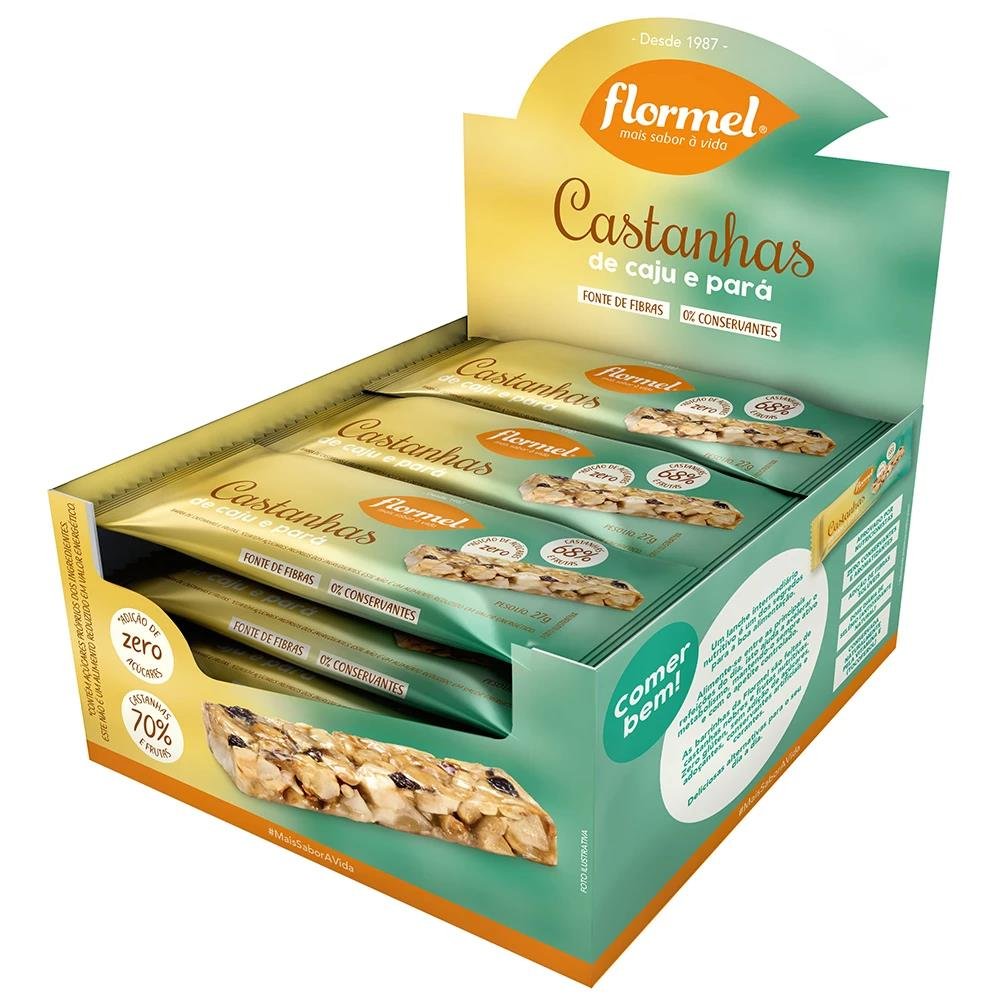 Barra Castanha com Pará+Cajú Zero 27g (Emb. contém 135 und de 27g)