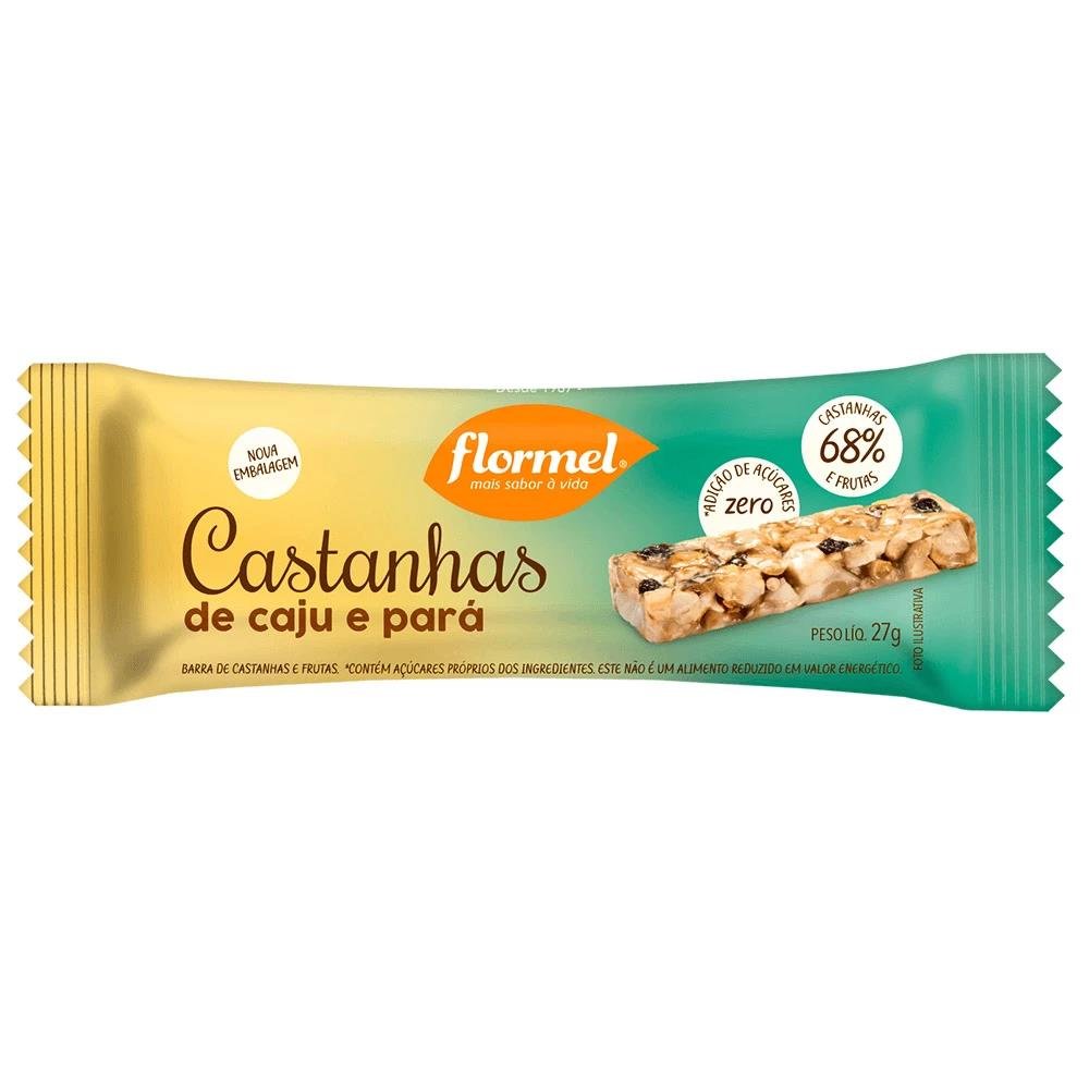 Barra Castanha com Pará+Cajú Zero 27g (Emb. contém 135 und de 27g)