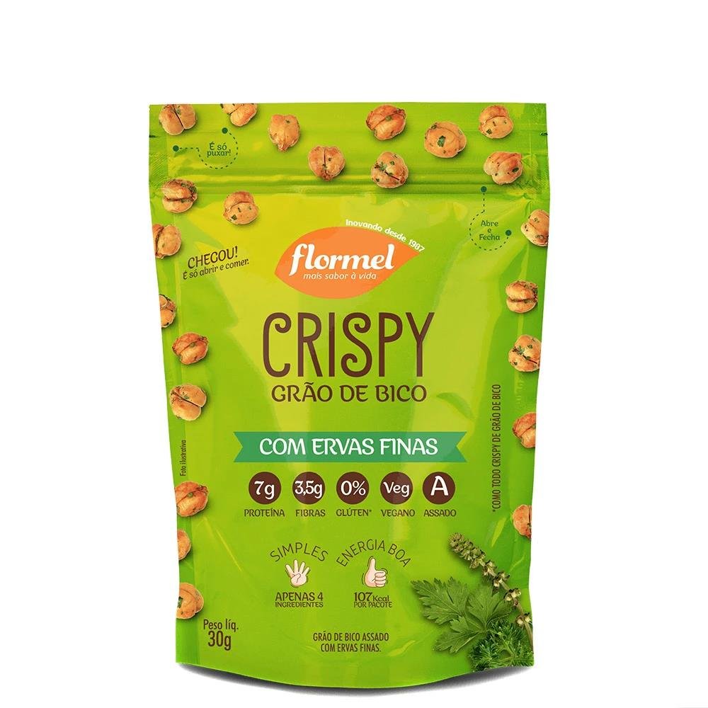 Crispy de Grão de Bico Ervas Finas 25g (Emb. contém 32 und de 25g)