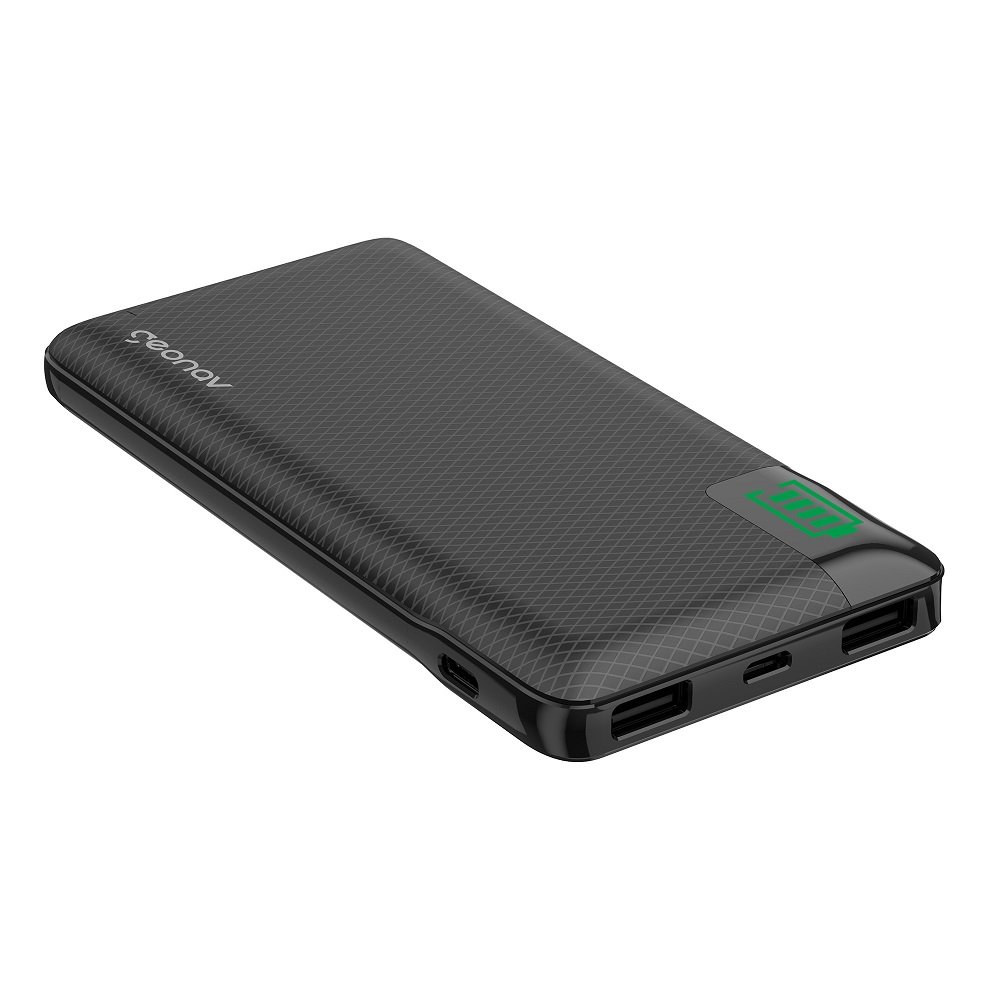 Carregador Portátil Preto - 10.000 mAh ¿ PB10KBK - Geonav
