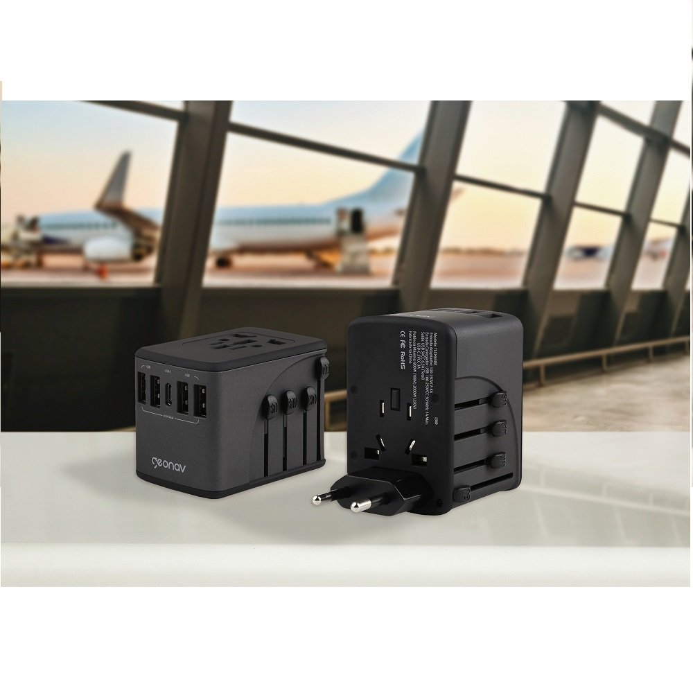 Carregador Adaptador de Viagem ¿ TLCH65BK - Geonav