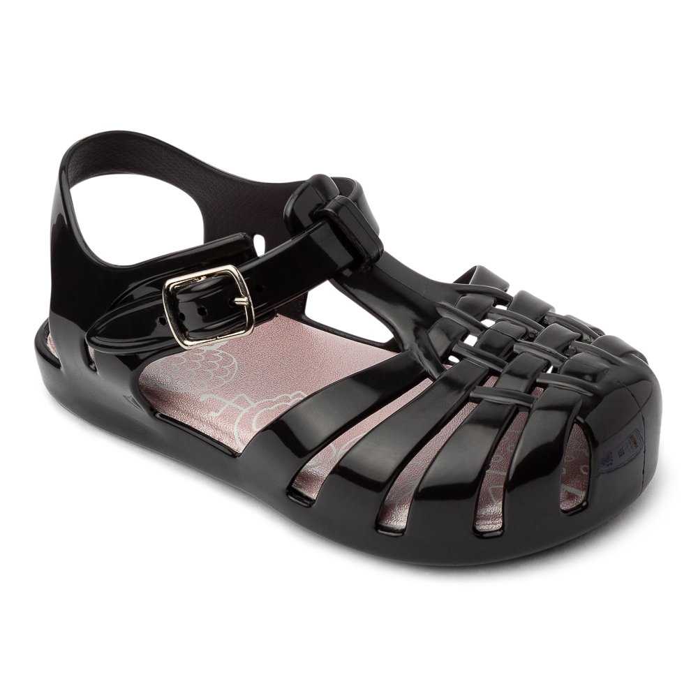 Kit Sandália Infantil Pimpolho Colore Preto Frutas 6 Pares - Numeração 22 A 27