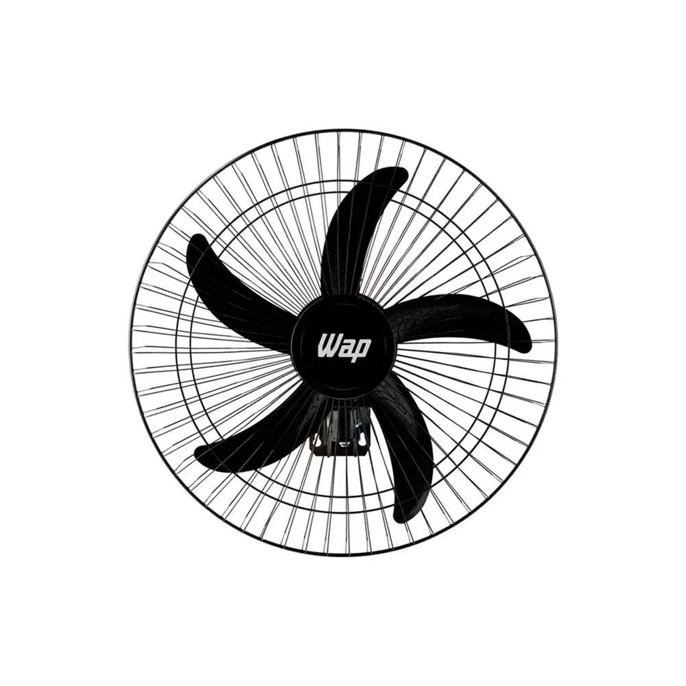 Ventilador De Parede Wap Rajada Pro 60Cm, 135W, Com 5 Pás, Com 3 Velocidades, Bivolt, Preto