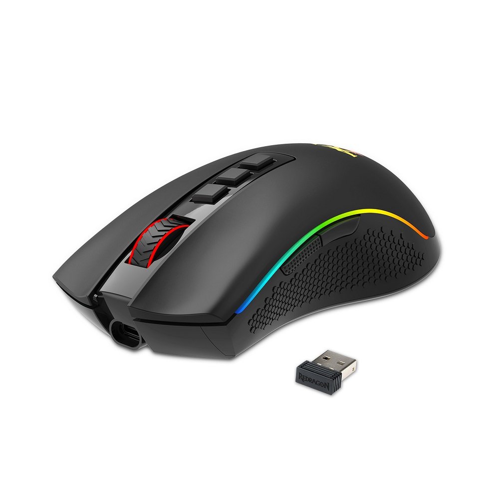 Mouse Gamer Sem Fio Cobra Pro 16.000dpi M711-Pro, Redragon