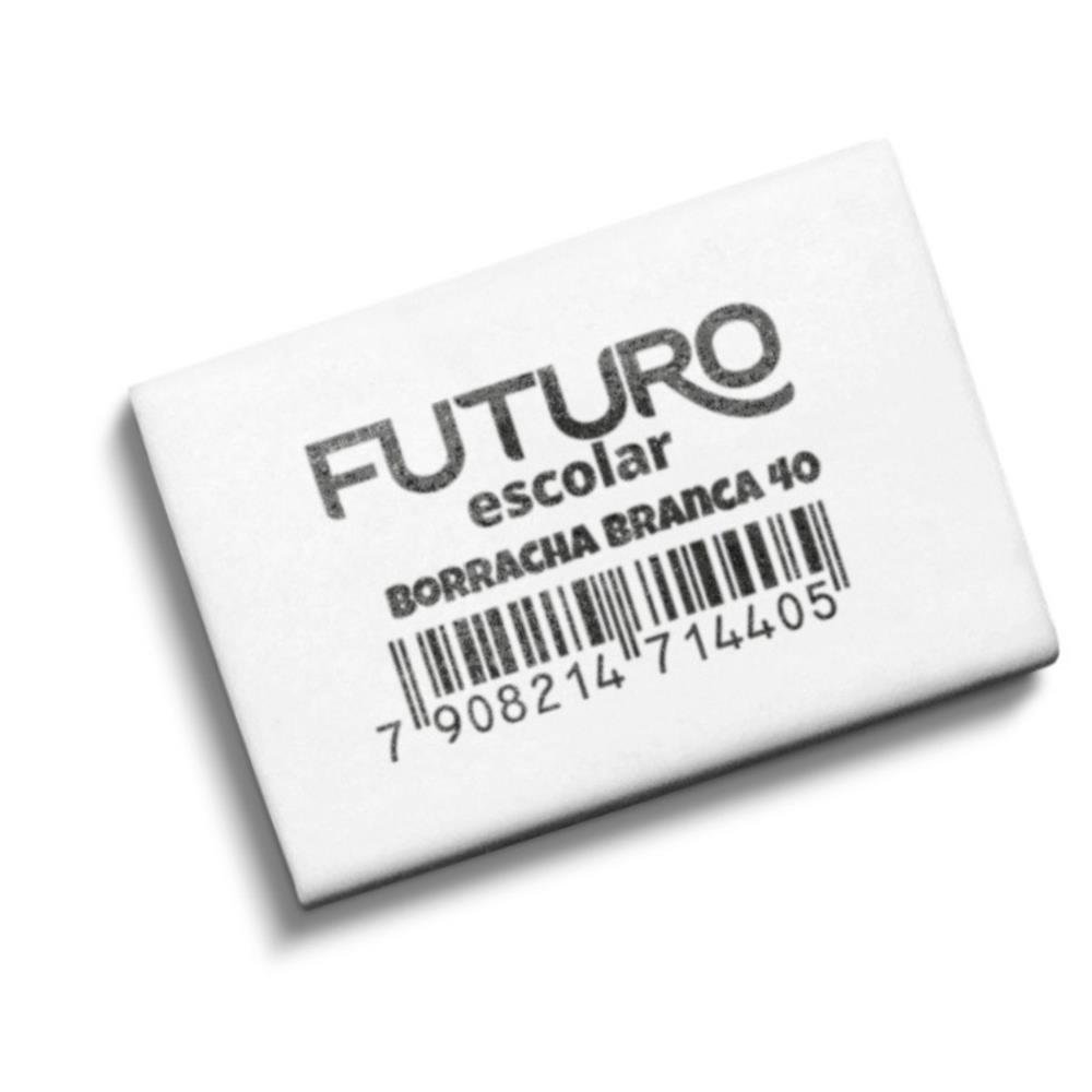 Borracha Branca Futuro Com 40 Unidades Ref Fe022201