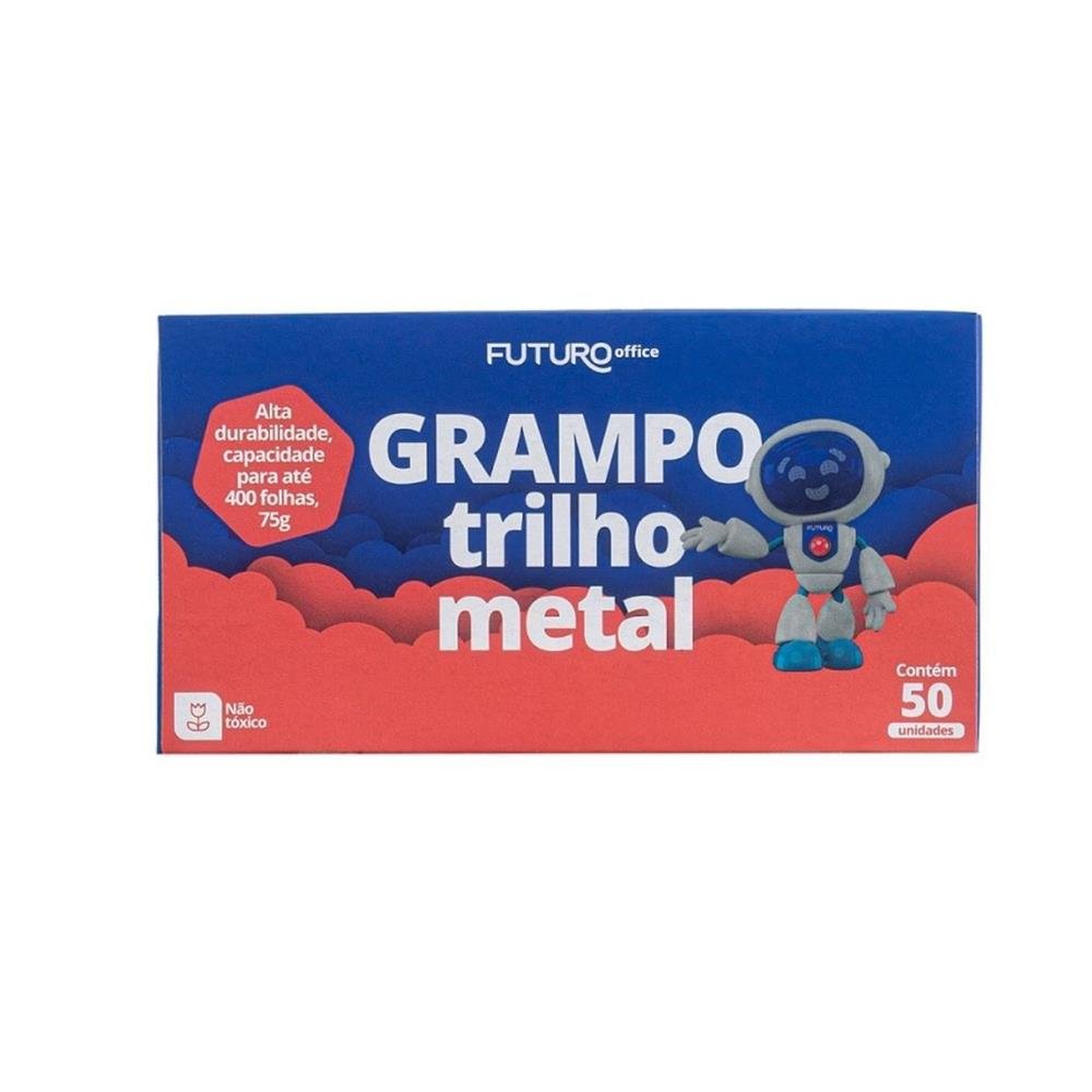 Grampo Trilho Metal Futuro Com 50 Unidades Ref Fo262223