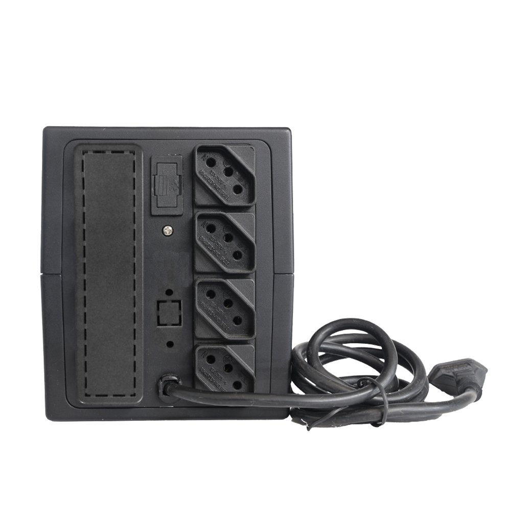 Nobreak Coletek UPS SAFE 700VA - 1 Bateria, 4 Tomadas, Bivolt, Preto