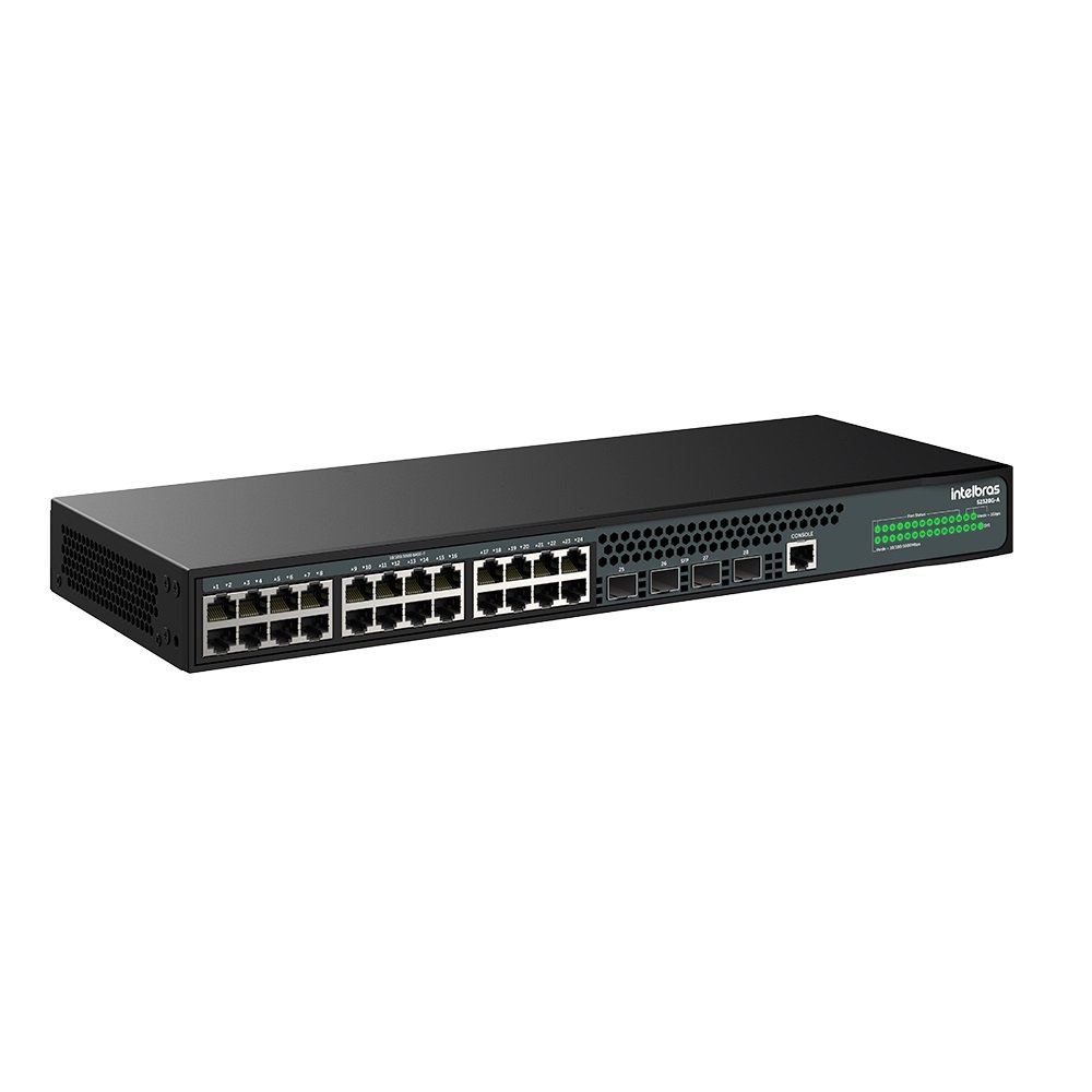 Switch Gerenciável 24P Gigabit S2328G-A e 4P SFP 1000 BASE-X, 4760106, INTELBRAS
