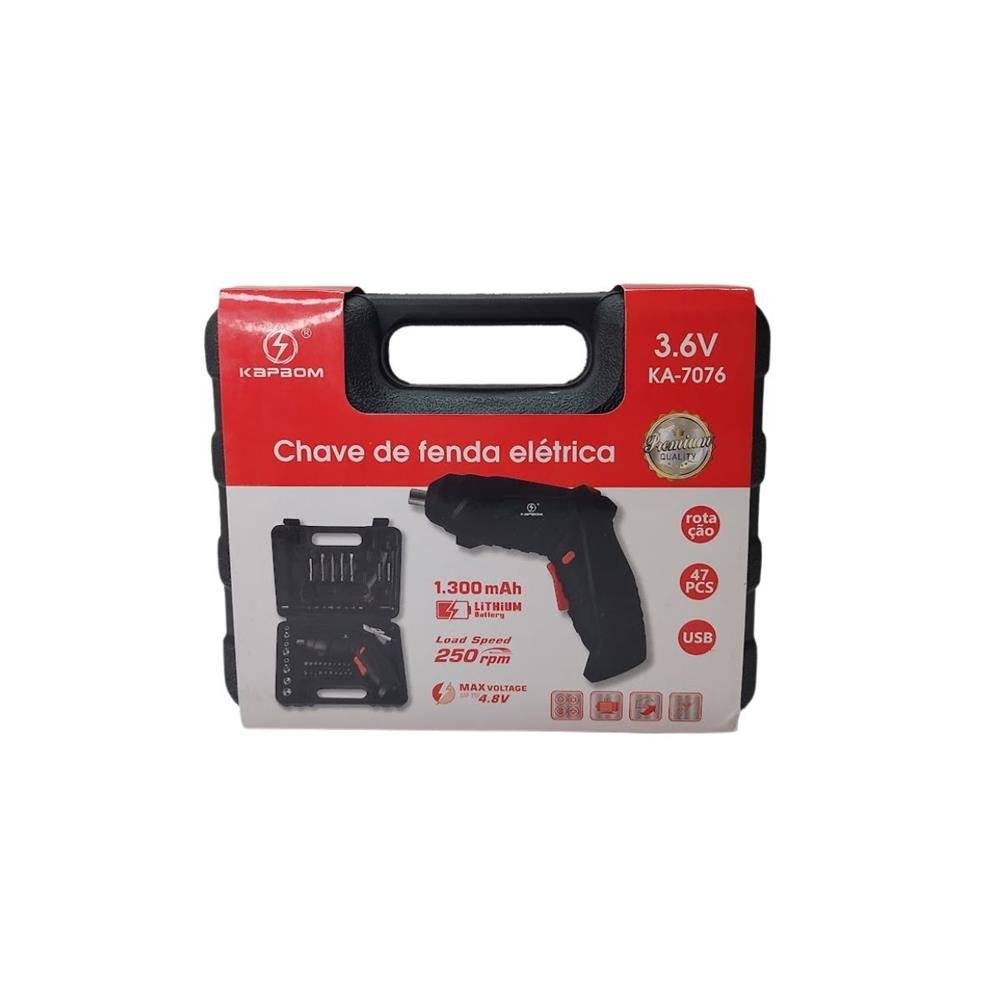 Chave De Fenda Eletrica Kapbom Ref Ka-7076