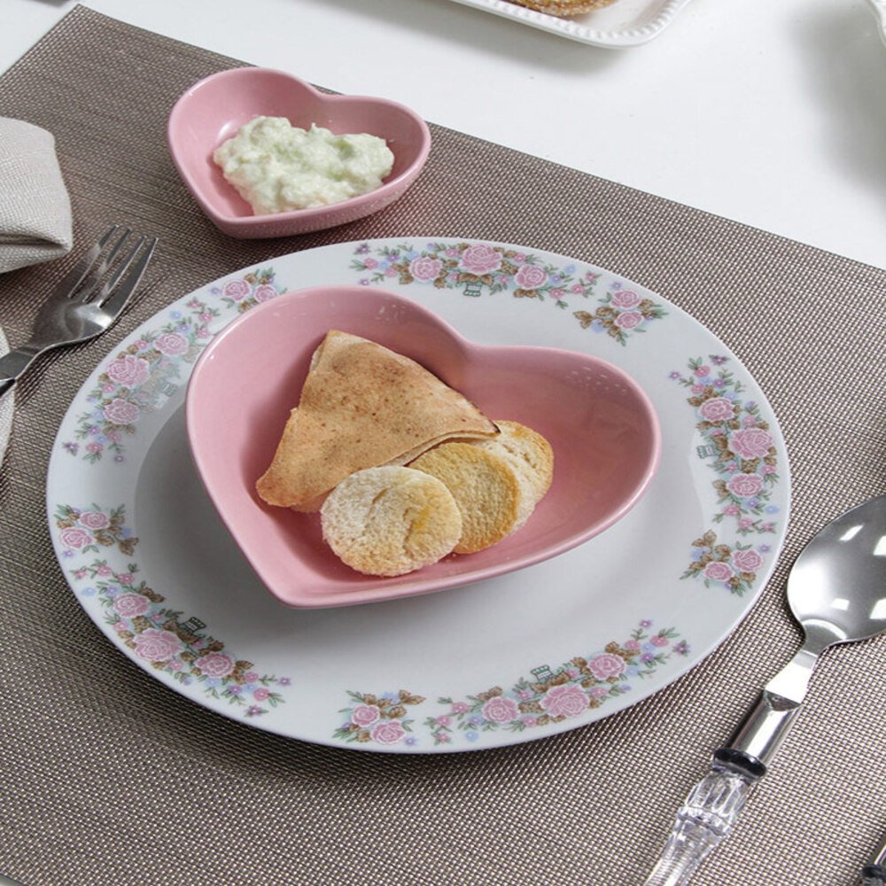 Coração Decorativo 8CM Rosa - Hauskraft