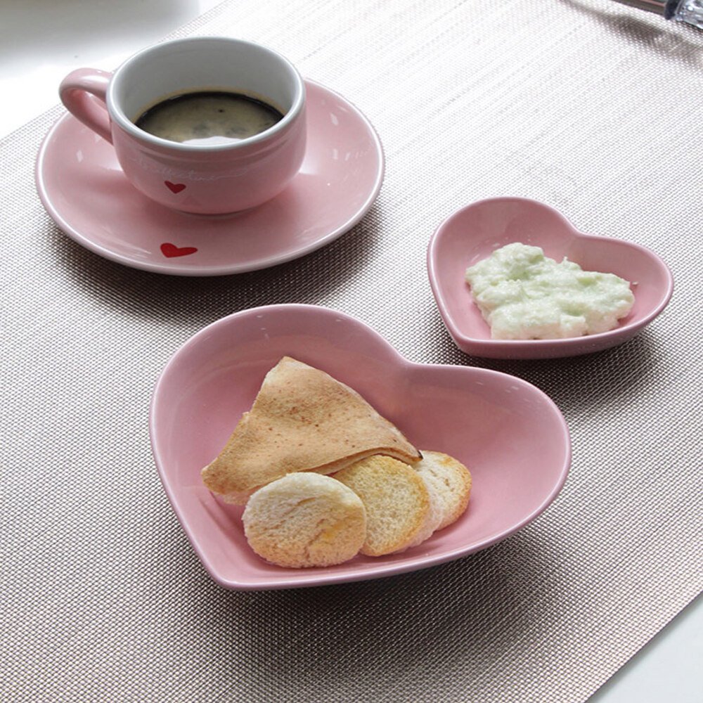 Coração Decorativo 8CM Rosa - Hauskraft