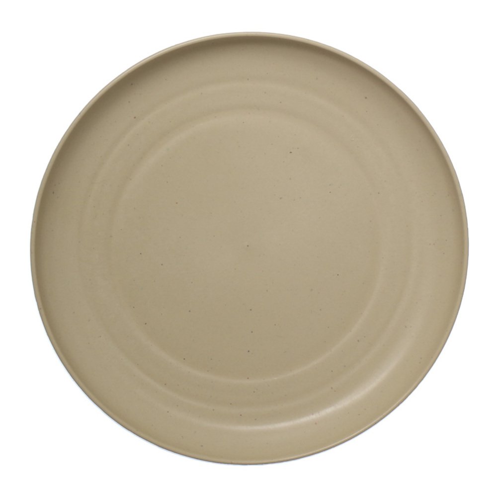 Prato Sobremesa Fibra De Bambu Bege 15CM - Hauskraft