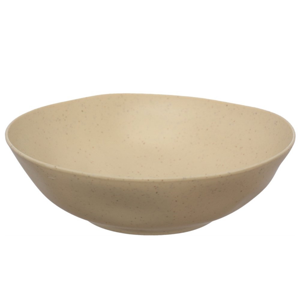 Prato Fundo Fibra De Bambu Bege 15CM - Hauskraft