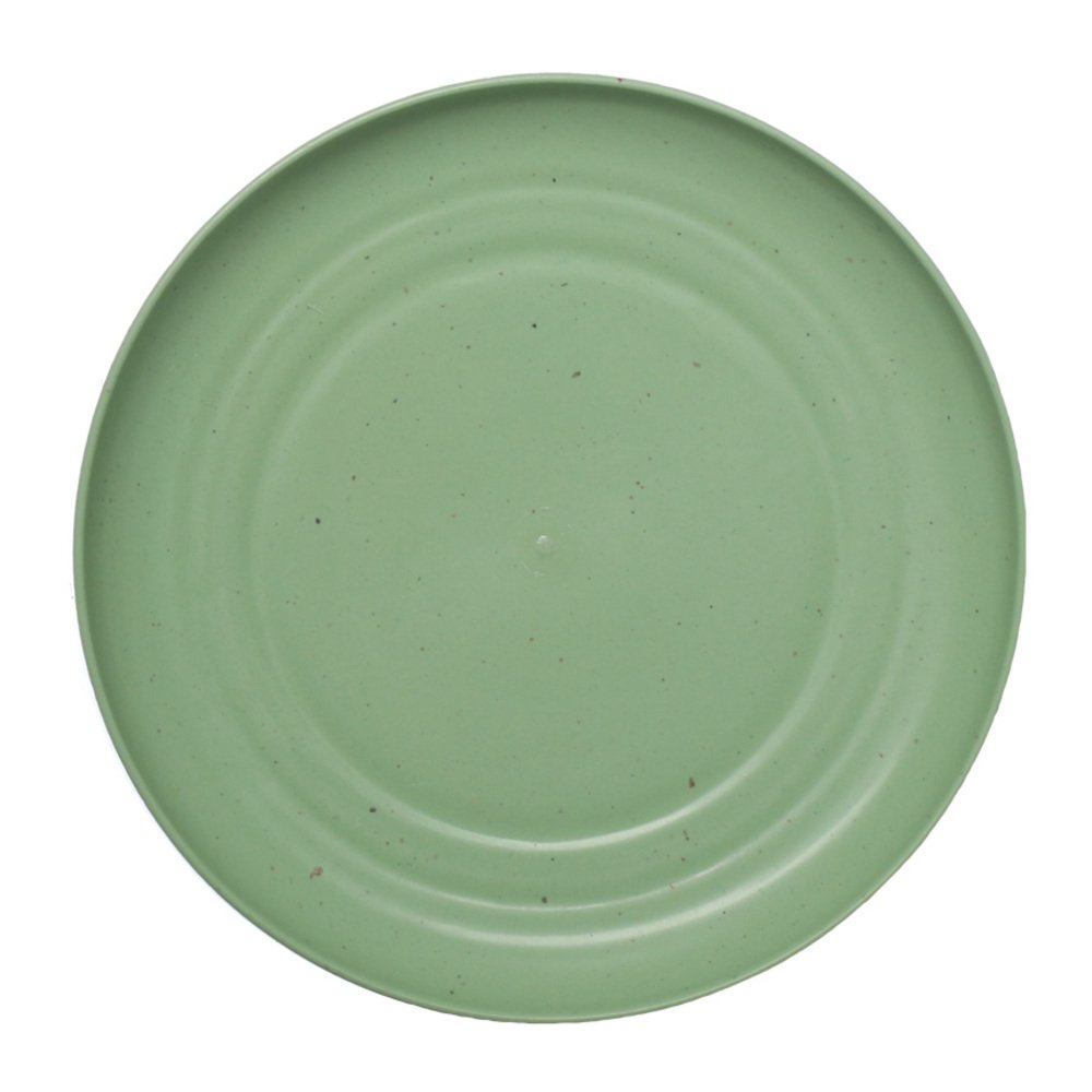 Prato Sobremesa Fibra De Bambu Verde 15CM - Hauskraft