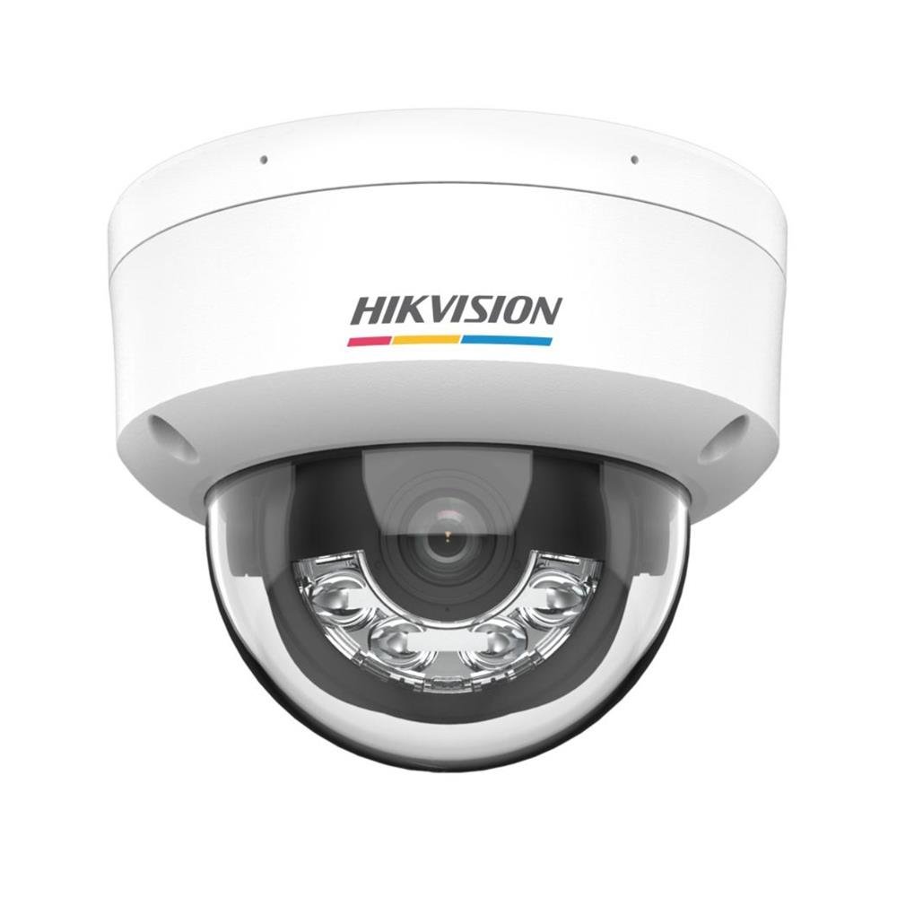 Câmera Hikvision Colorvu Ds-2Cd1147g2h-Liu 2.8Mm, Ip, 4Mp, Dome, Luz Híbrida