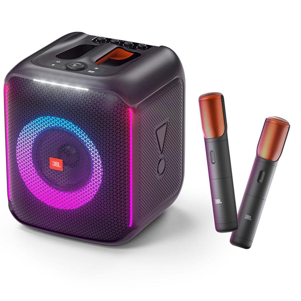 Caixa Acustica Jbl Partybox Encore, Com 2 Microfones Sem Fio, 100w Rms, Bluetooth, Bateria Recarregavel, Jblpbencore2micbr, Harman Jbl