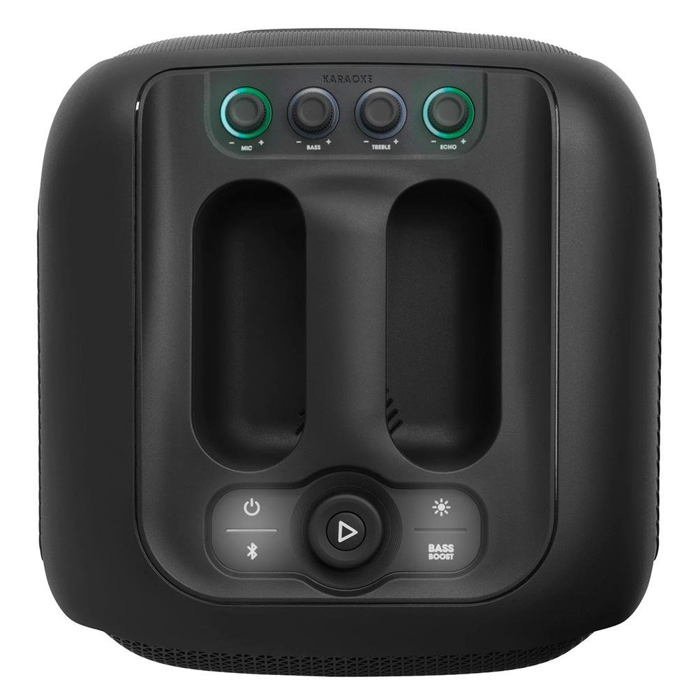 Caixa Acustica Jbl Partybox Encore, Com 2 Microfones Sem Fio, 100w Rms, Bluetooth, Bateria Recarregavel, Jblpbencore2micbr, Harman Jbl