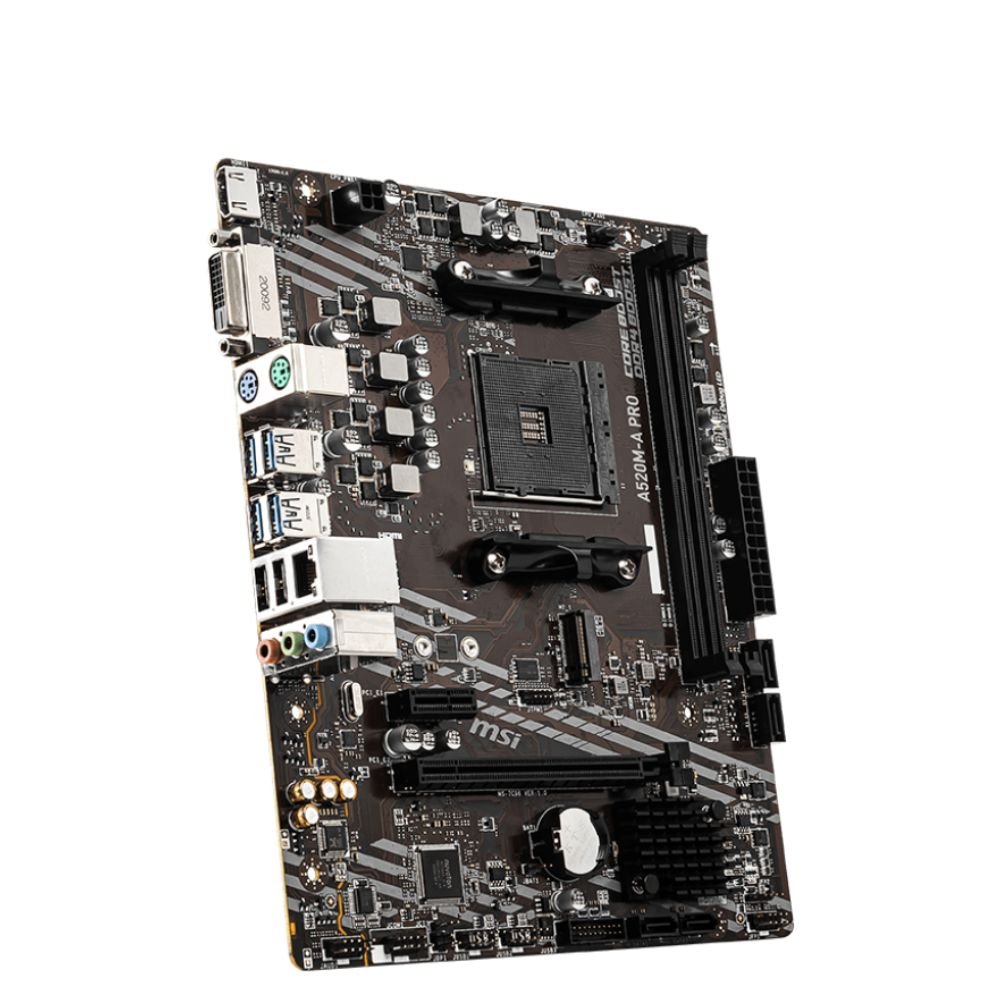 Placa Mae Am4 Msi A520m-A Pro