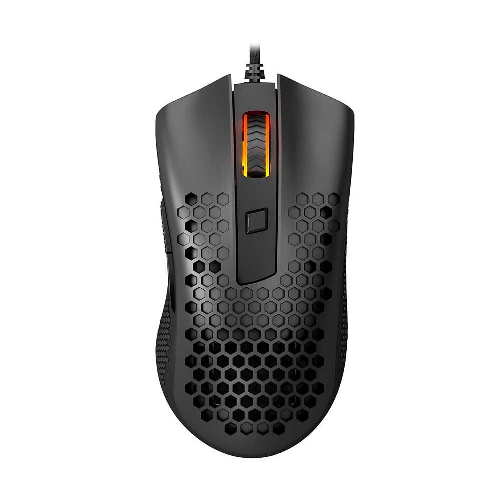 Mouse Gamer Redragon Storm Basic 12400 DPI 6 Botoes RGB Preto