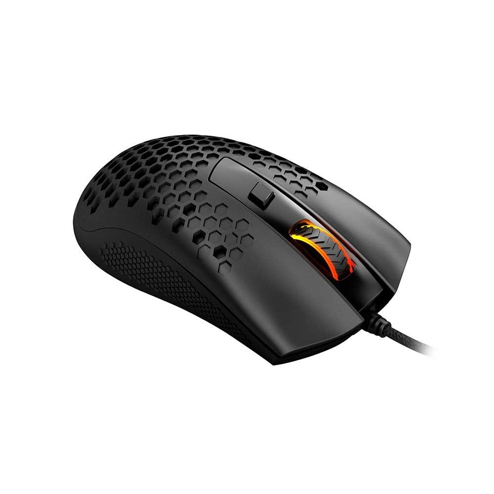 Mouse Gamer Redragon Storm Basic 12400 DPI 6 Botoes RGB Preto