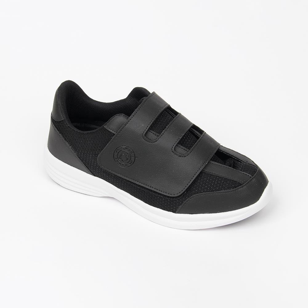 Tenis Prodiabetic Palmilha Mosaico Anti Pressao Preto 37