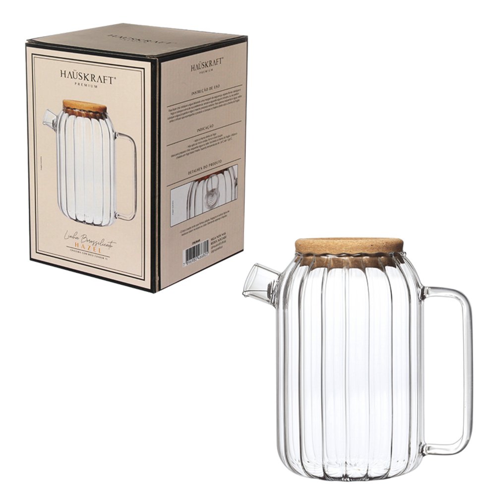 Chaleira Bico Coador Hazel 1L - Hauskraft
