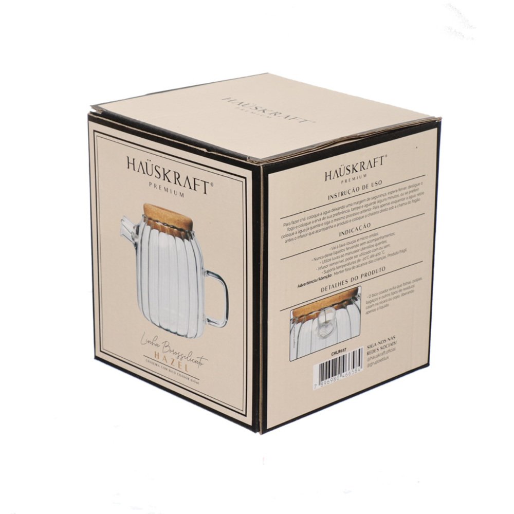Chaleira Bico Coador Hazel 650ML - Hauskraft